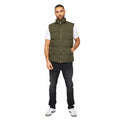 Olive - Side - Bewley & Ritch Mens Stanten Quilted Gilet
