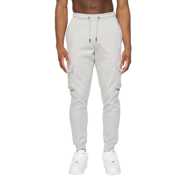 Grey Marl - Front - Kings Will Dream Mens Crosby 2.0 Cargo Jogging Bottoms