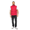 Red - Back - Bewley & Ritch Mens Stanten Puffer Gilet