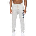Grey Marl - Front - Crosshatch Mens Ellsworth Jogging Bottoms