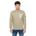 Sage - Front - Duck and Cover Mens Trentforth Crew Neck Sweatshirt