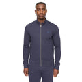 Dark Navy - Front - Duck and Cover Mens Hannings Full Zip Top