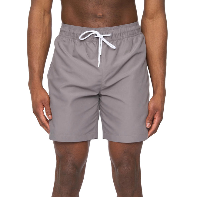 Asphalt - Front - Kings Will Dream Mens Crosby 2.0 Swim Shorts