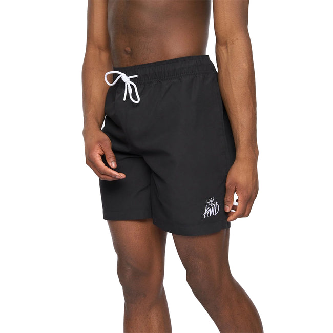 Black - Front - Kings Will Dream Mens Crosby 2.0 Swim Shorts