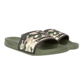 Green - Front - Crosshatch Mens Remorid Camo Sliders