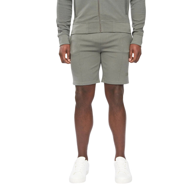 Olive - Front - Duck and Cover Mens Hannings Shorts