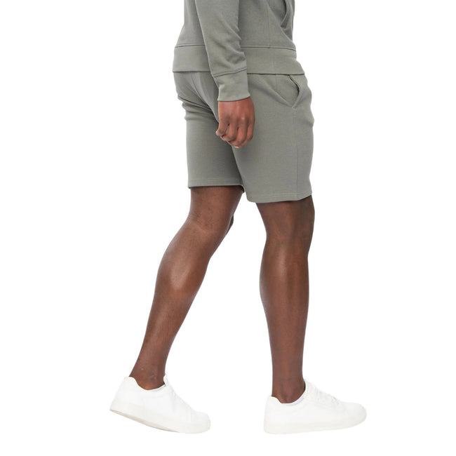 Olive - Back - Duck and Cover Mens Hannings Shorts