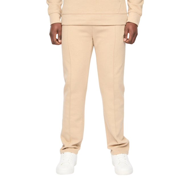 Stone - Front - Duck and Cover Mens Hannings Jogging Bottoms