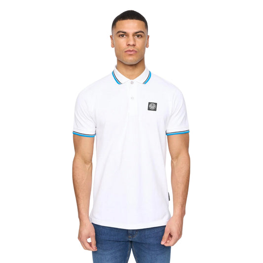 Optic White - Front - Henleys Mens Henalpha Polo Shirt