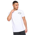 Optic White - Side - Henleys Mens Hentitled Cotton T-Shirt