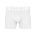 Grey-White-Black - Back - Duck and Cover Mens Sagnet Boxer Shorts (Pack of 3)