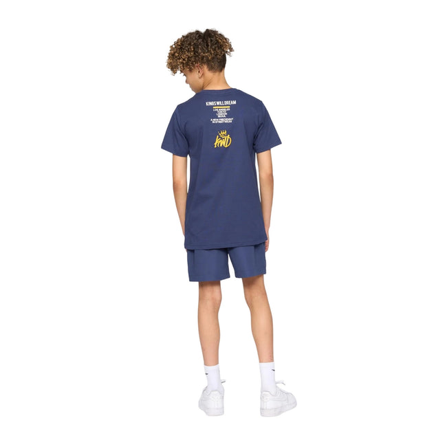 Navy - Back - Kings Will Dream Boys Tagged T-Shirt