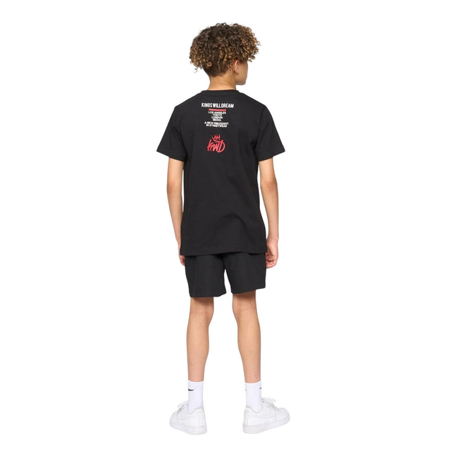Black - Back - Kings Will Dream Boys Tagged T-Shirt