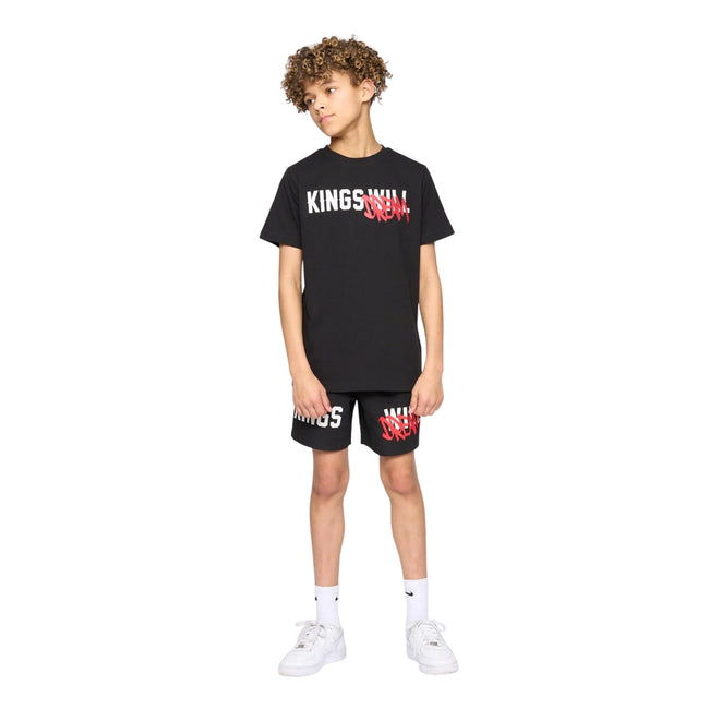 Black - Lifestyle - Kings Will Dream Boys Tagged T-Shirt