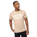 Stone - Front - Crosshatch Mens Wilsby T-Shirt