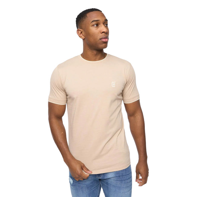 Stone Marl - Front - Crosshatch Mens Einstip T-Shirt