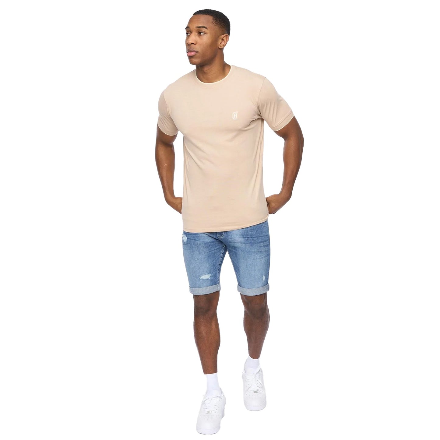 Stone Marl - Lifestyle - Crosshatch Mens Einstip T-Shirt
