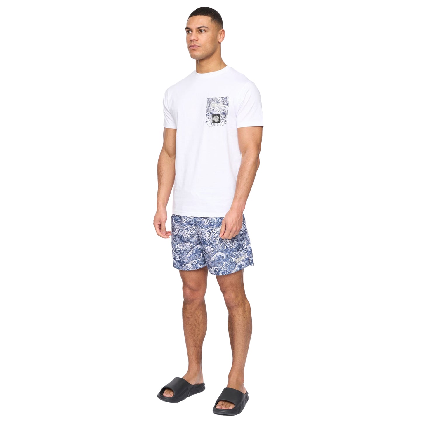 Optic White - Side - Henleys Mens Henwave T-Shirt