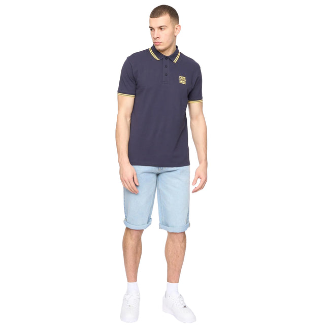 Blue Nights - Side - Crosshatch Mens Changra Polo Shirt