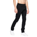 Black - Side - Duck and Cover Mens Overburg Slim Jeans