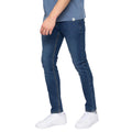 Dark Wash - Side - Duck and Cover Mens Overburg Slim Jeans