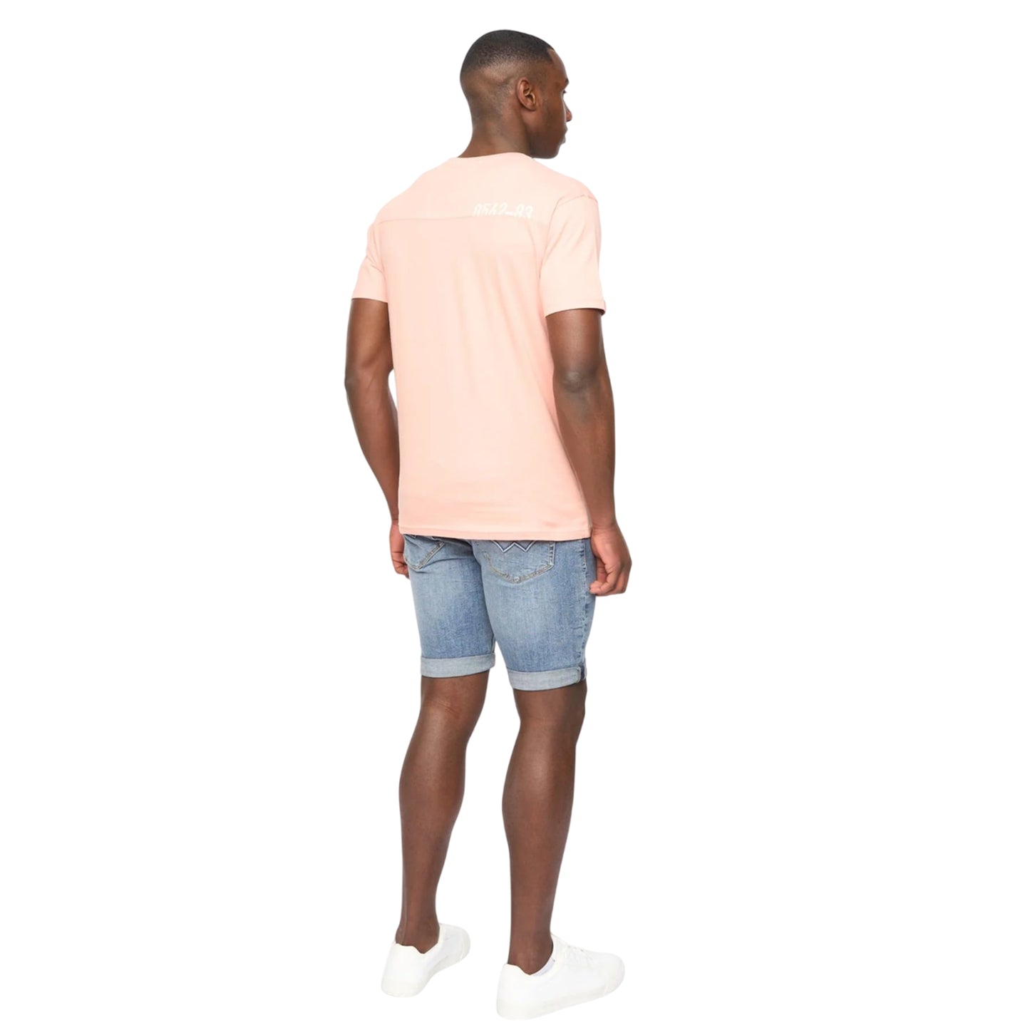 Coral - Lifestyle - Duck and Cover Mens Seamtext T-Shirt