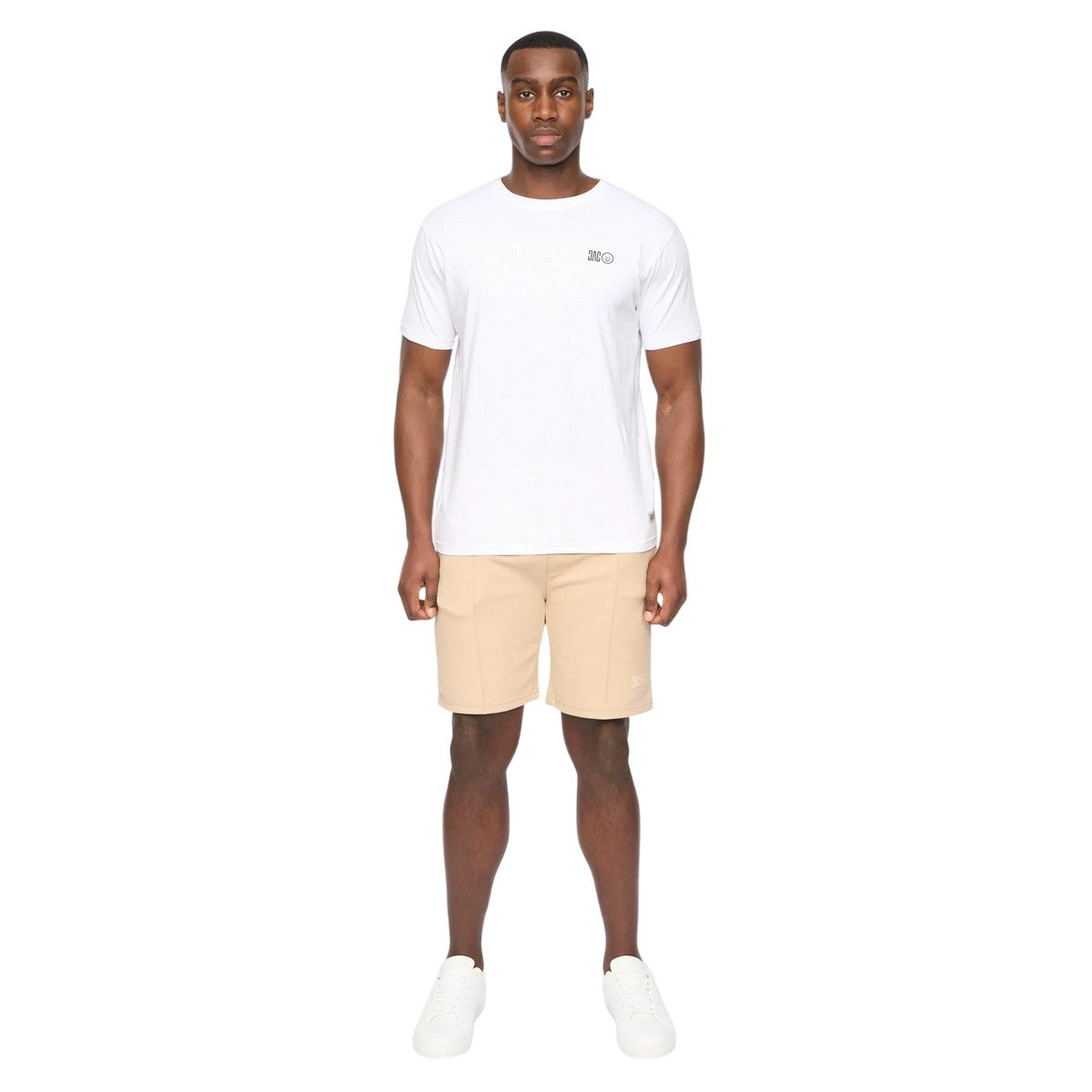 White - Pack Shot - Duck and Cover Mens Simplex T-Shirt