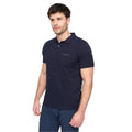 Navy - Side - Duck and Cover Mens Limatar Short-Sleeved Polo Shirt