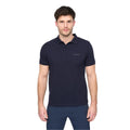 Navy - Front - Duck and Cover Mens Limatar Short-Sleeved Polo Shirt