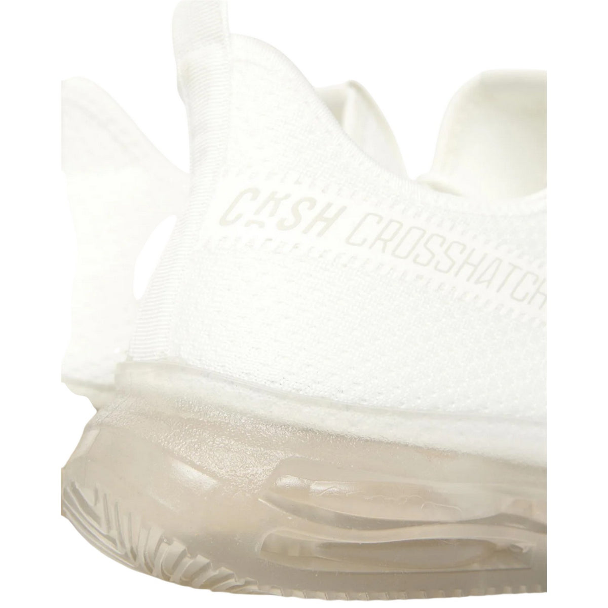 White - Lifestyle - Crosshatch Mens Matfen Flyknit Trainers