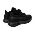 Black - Back - Crosshatch Mens Matfen Flyknit Trainers