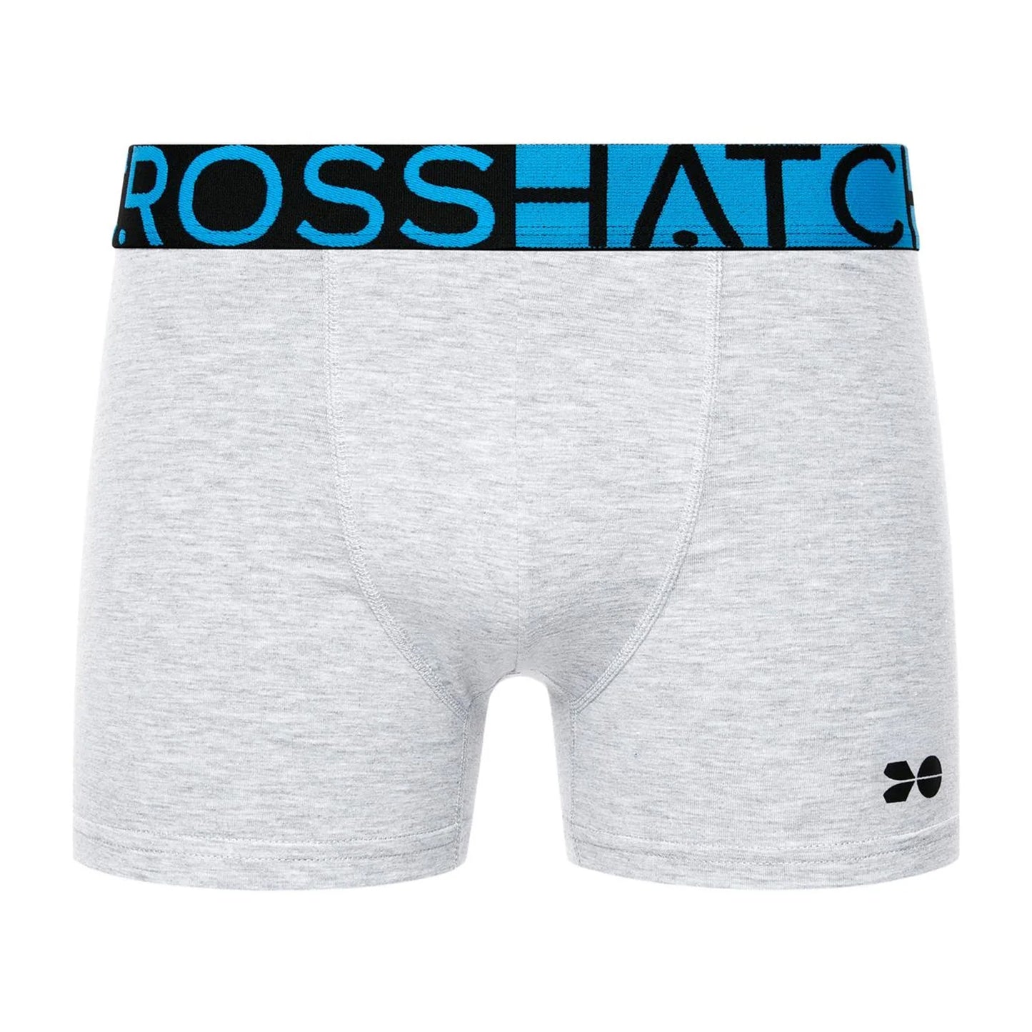 Malibu Blue - Pack Shot - Crosshatch Mens Dumas Boxer Shorts (Pack of 3)