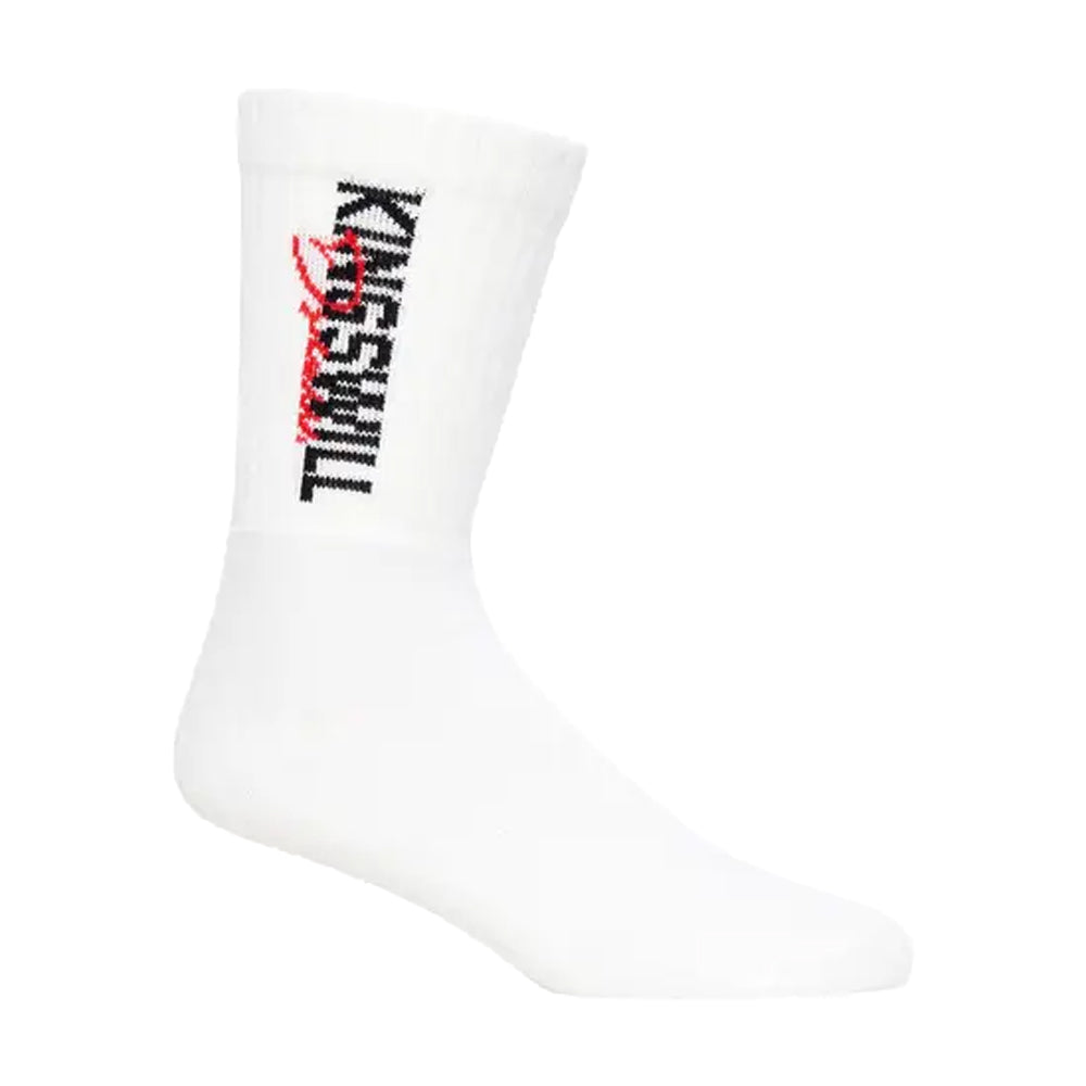 White - Back - Kings Will Dream Mens Bilkie Sports Socks (Pack of 3)