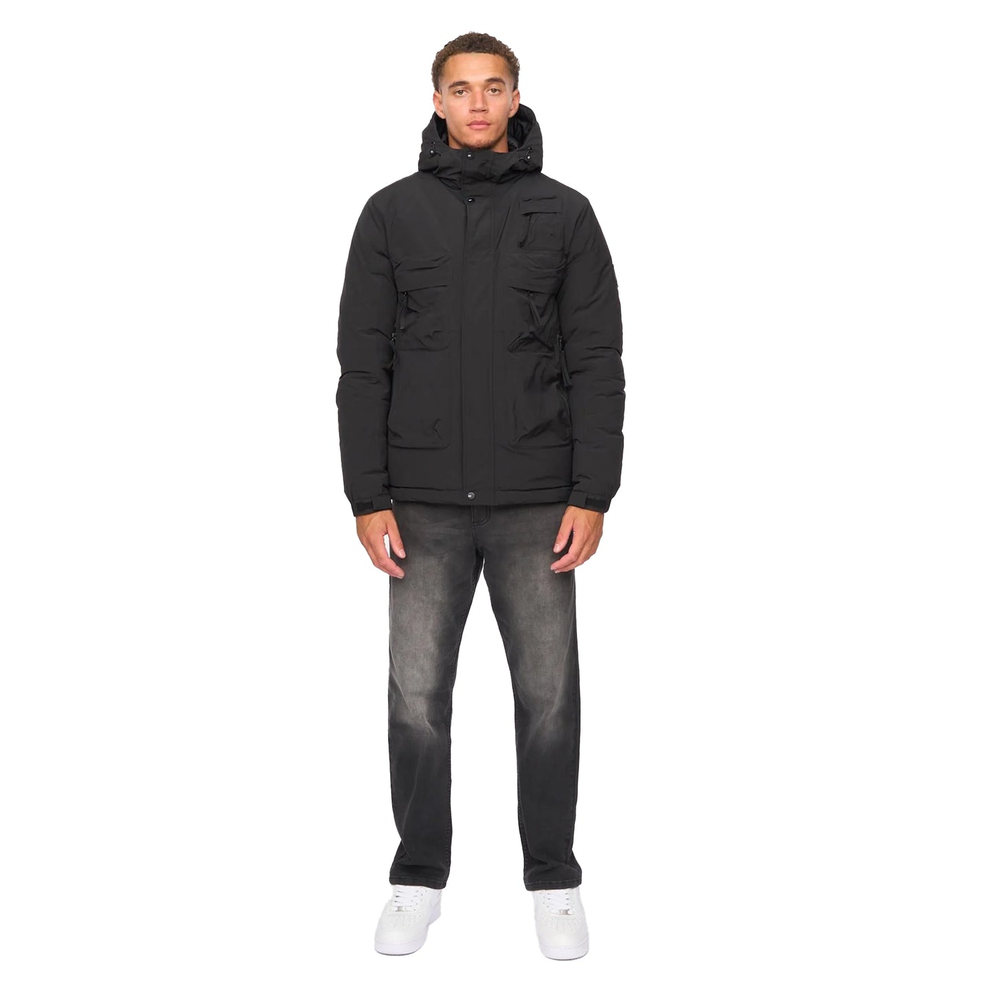 Black - Lifestyle - Duck and Cover Mens Jelforth Jacket