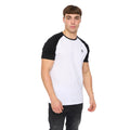 Black-White - Side - Crosshatch Mens Remison T-Shirt