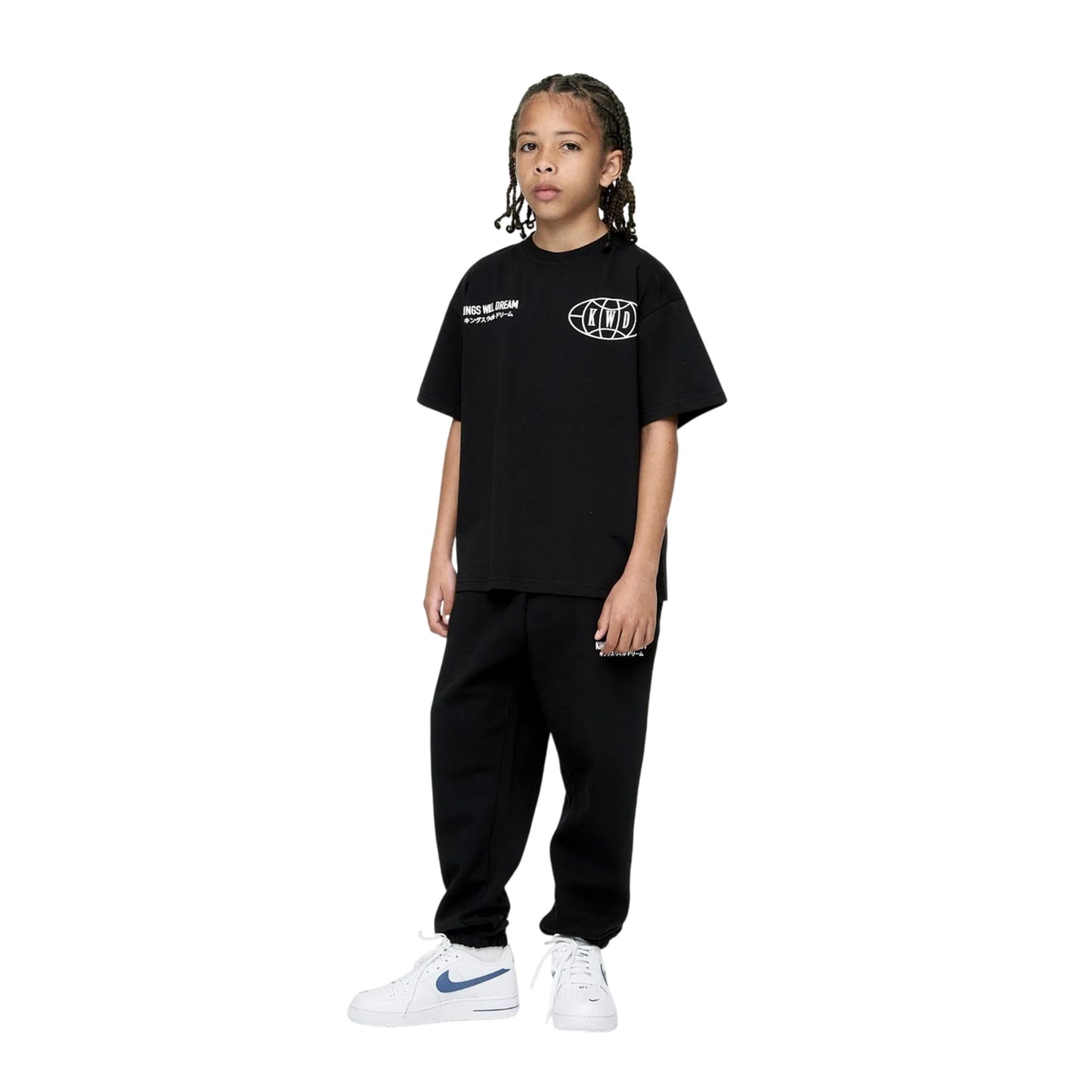 Black - Side - Kings Will Dream Boys Studio Duo Line Crew Neck Sweatshirt