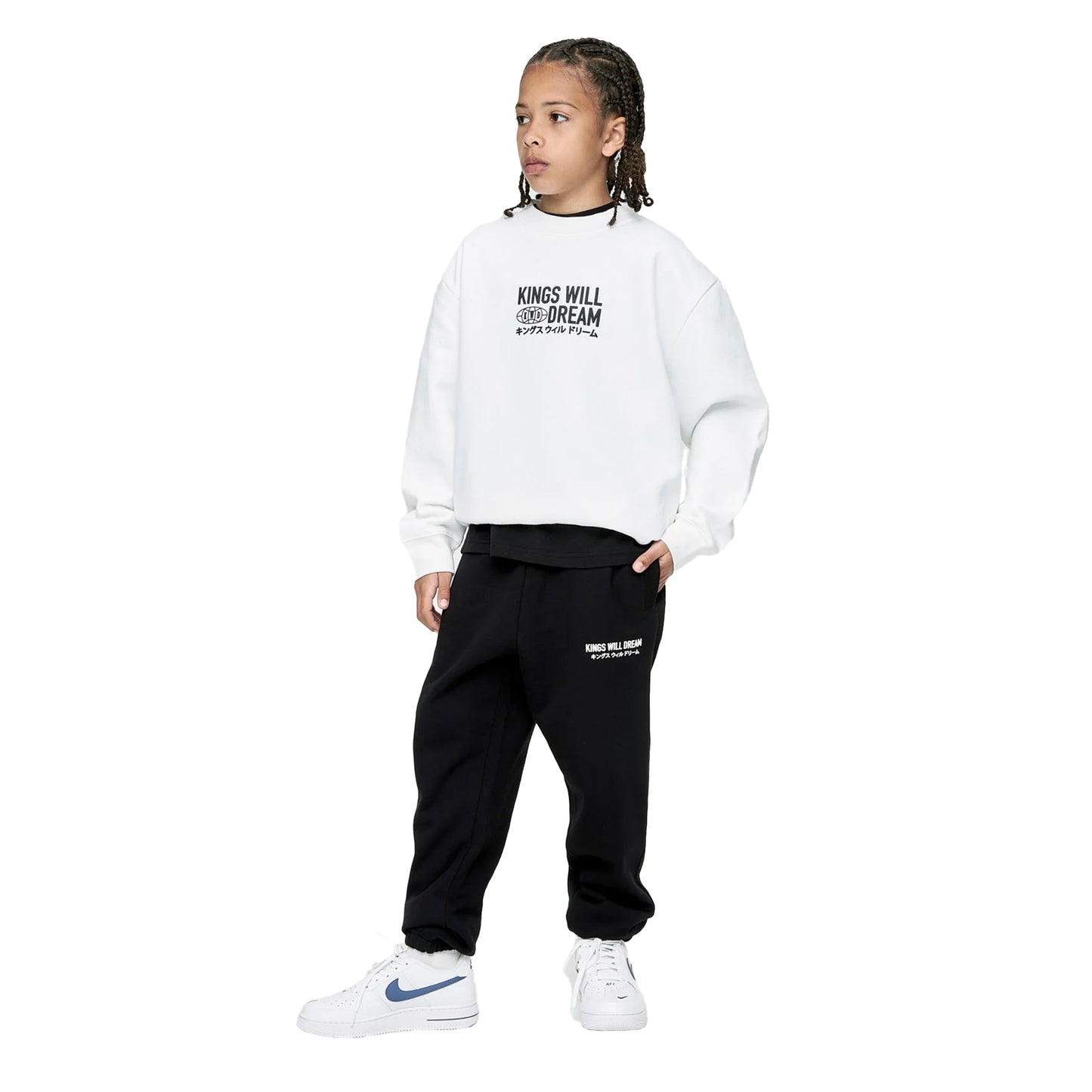 White - Pack Shot - Kings Will Dream Boys Studio Title Sweatshirt