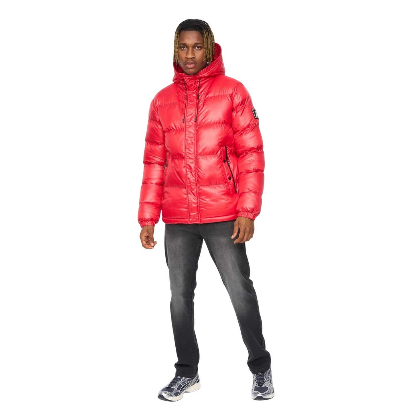 Red - Close up - Kings Will Dream Mens Welcome Puffer Jacket
