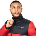 Tango Red - Pack Shot - Born Rich Mens Lyden Oversized Puffer Jacket