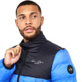 Azure - Pack Shot - Born Rich Mens Lyden Oversized Puffer Jacket