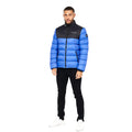 Azure - Close up - Born Rich Mens Lyden Oversized Puffer Jacket