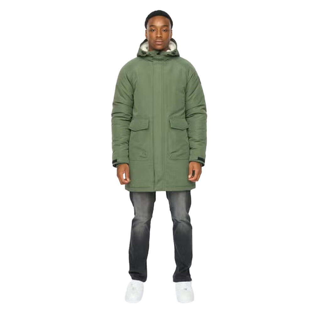 Dark Olive - Lifestyle - Duck and Cover Mens Copfords Parka