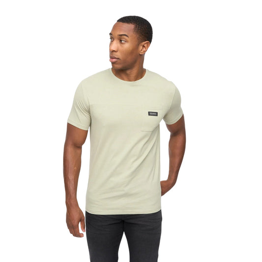Light Olive - Front - Crosshatch Mens Backdrafts T-Shirt