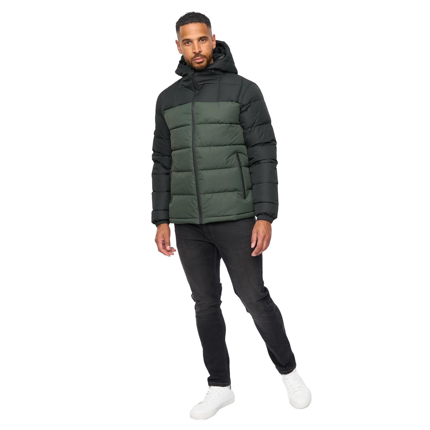 Dark Olive-Olive - Lifestyle - Bewley & Ritch Mens Archdale Puffer Jacket