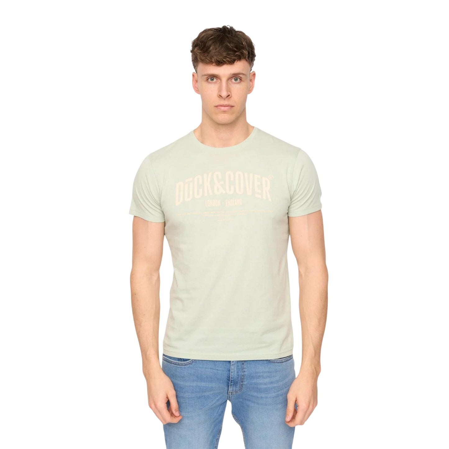 Multicoloured - Close up - Duck and Cover Mens Haltecks Assorted Designs T-Shirt (Pack of 5)