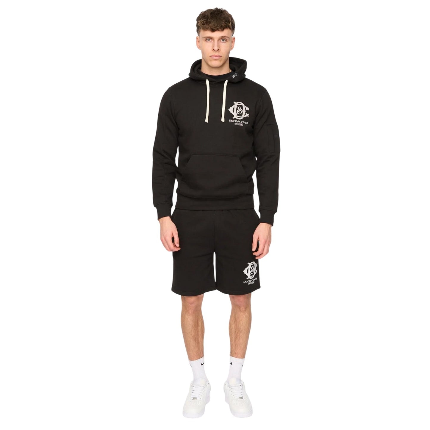 Black - Lifestyle - Duck and Cover Mens Randolph Shorts