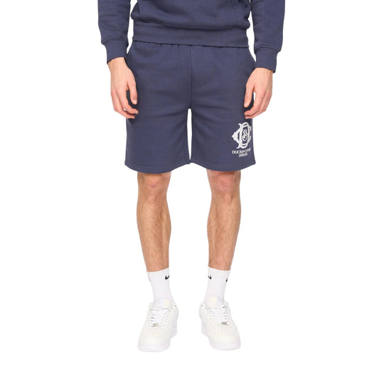 Navy - Front - Duck and Cover Mens Randolph Shorts