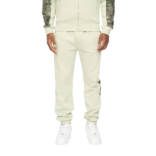 Light Olive - Front - Crosshatch Mens Branton Jogging Bottoms