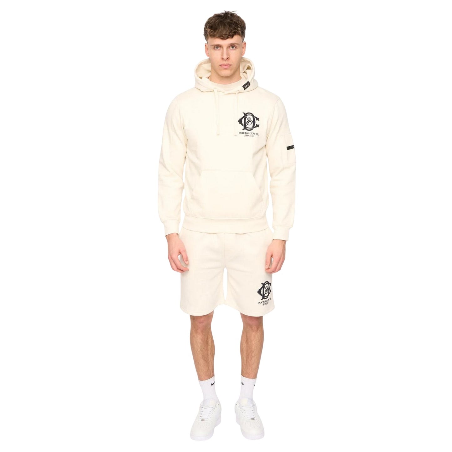 Light Stone - Lifestyle - Duck and Cover Mens Randolph Hoodie