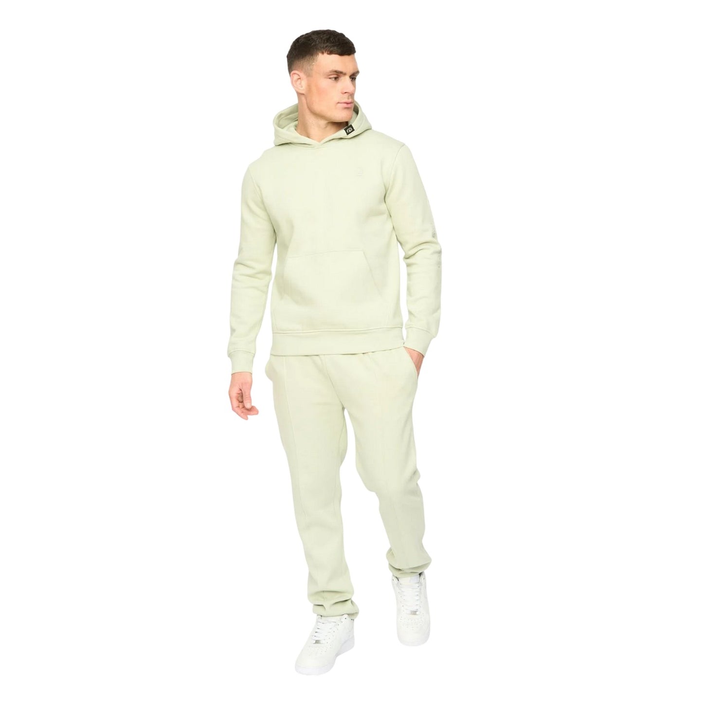 Light Olive - Lifestyle - Crosshatch Mens Crufton Jogging Bottoms